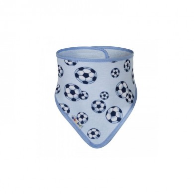 Akuku medvilniniai seilinukai-kaklaskarės 2 vnt. Balls/Cars