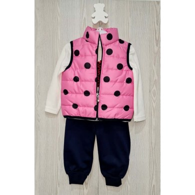 3 d. komplektukas  "Lady Bug" Pink