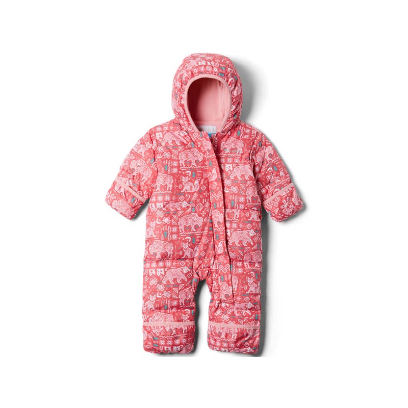 Kombinezonas "COLUMBIA SNUGGLY BUNNY" rožinis su printu