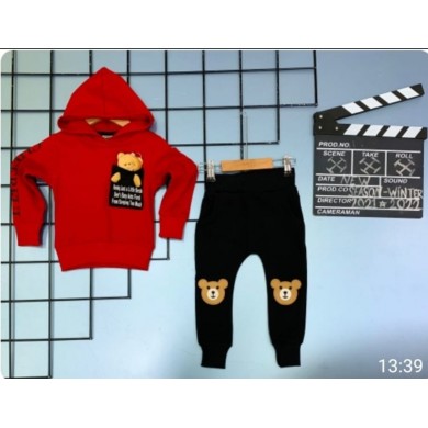 2 dalių pašiltintas komplektukas CHEERFUL /red