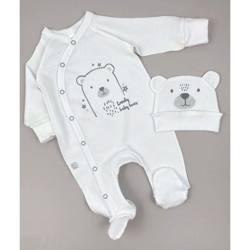 Šliaužtinukai su išvirkščiomis siūlytėmis "Lovely Baby Bear""