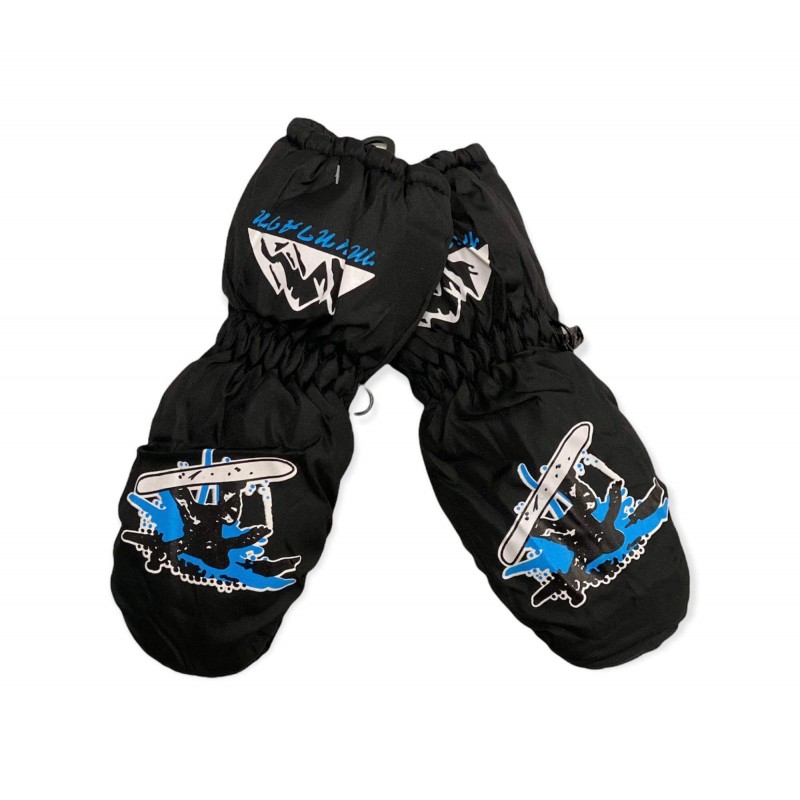 Žieminės neperšlampančios pirštinės "SKATE"/black