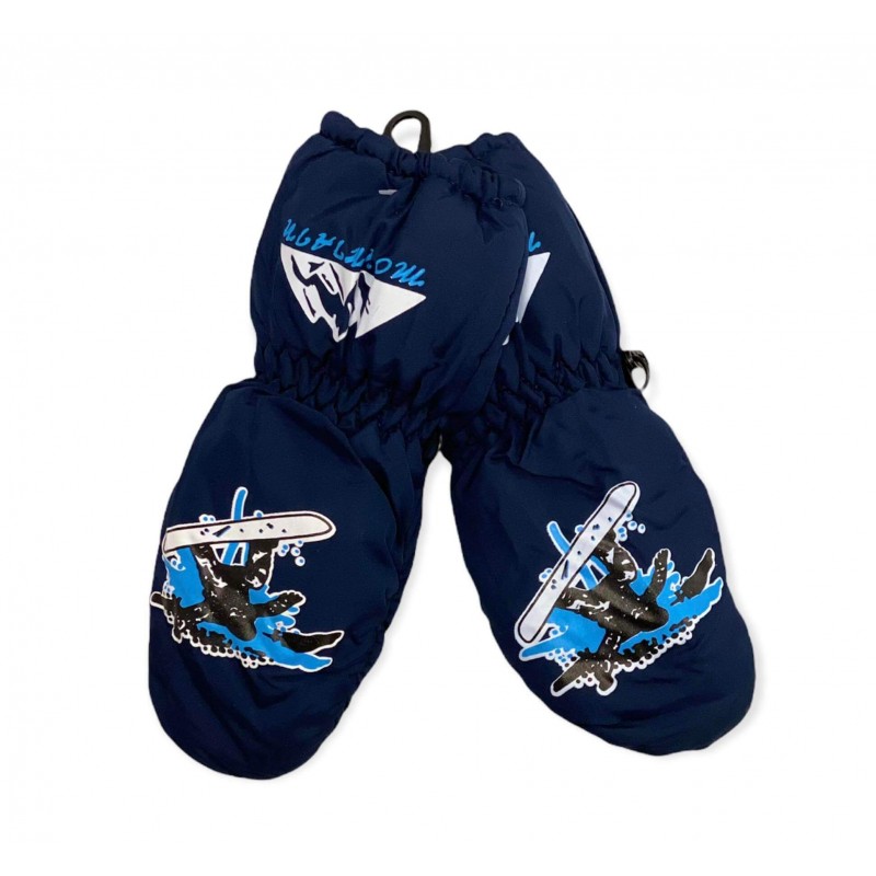 Žieminės neperšlampančios pirštinės "SKATE"/dark blue