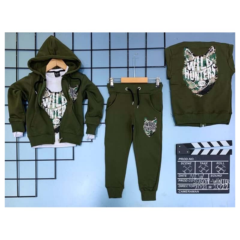 3 d. komplektukas  "Wild Hunters"