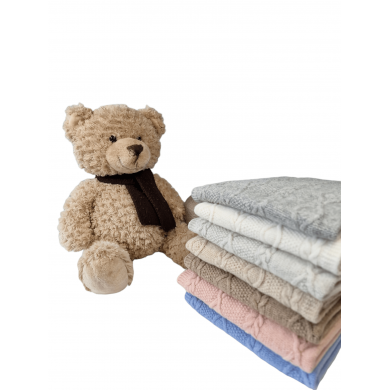 Merino vilnos pledas "Classic Baby Dark Yellow"