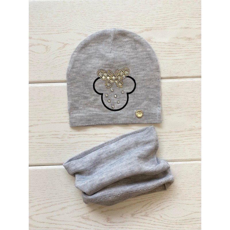 Pavasarinė-rudeninė kepurė su mova MISS MICKEY
