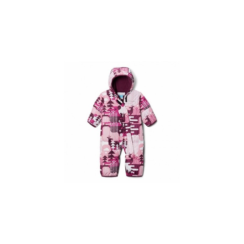 Kombinezonas"COLUMBIA SNUGGLY BUNNY" bordinė su printu