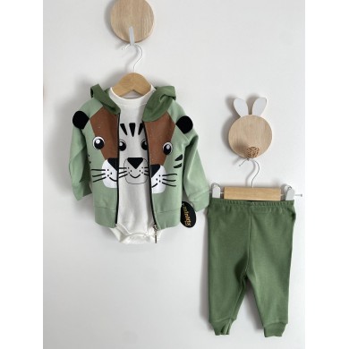 3 d. komplektukas  LION /green