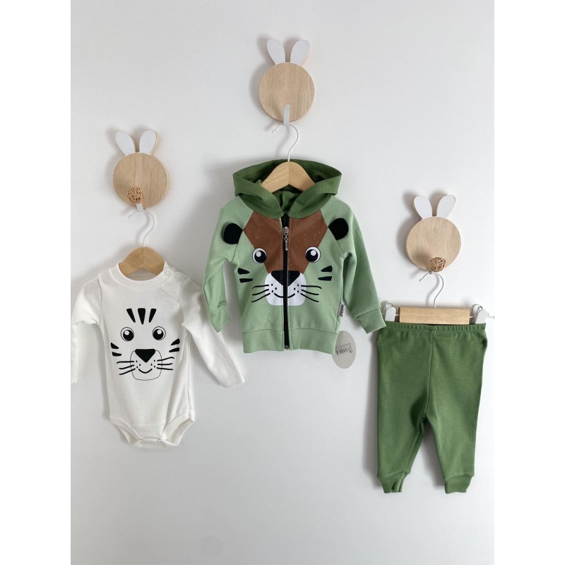 3 d. komplektukas  LION /green