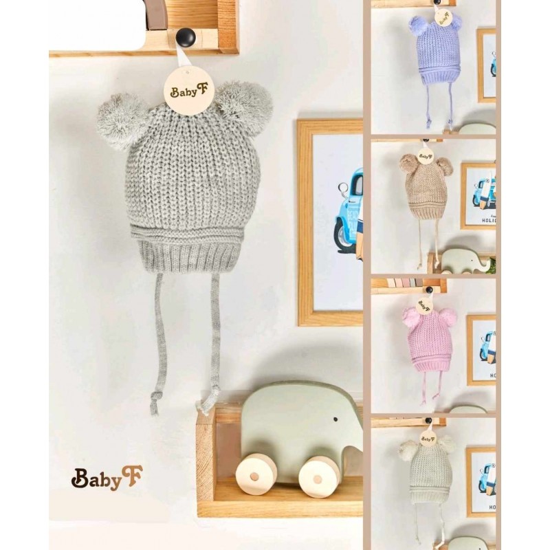 Megzta kepurė BABY /bumbulai