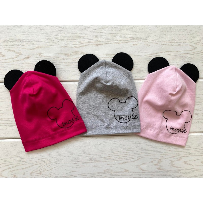 Pavasarinė-rudeninė kepurė Mouse