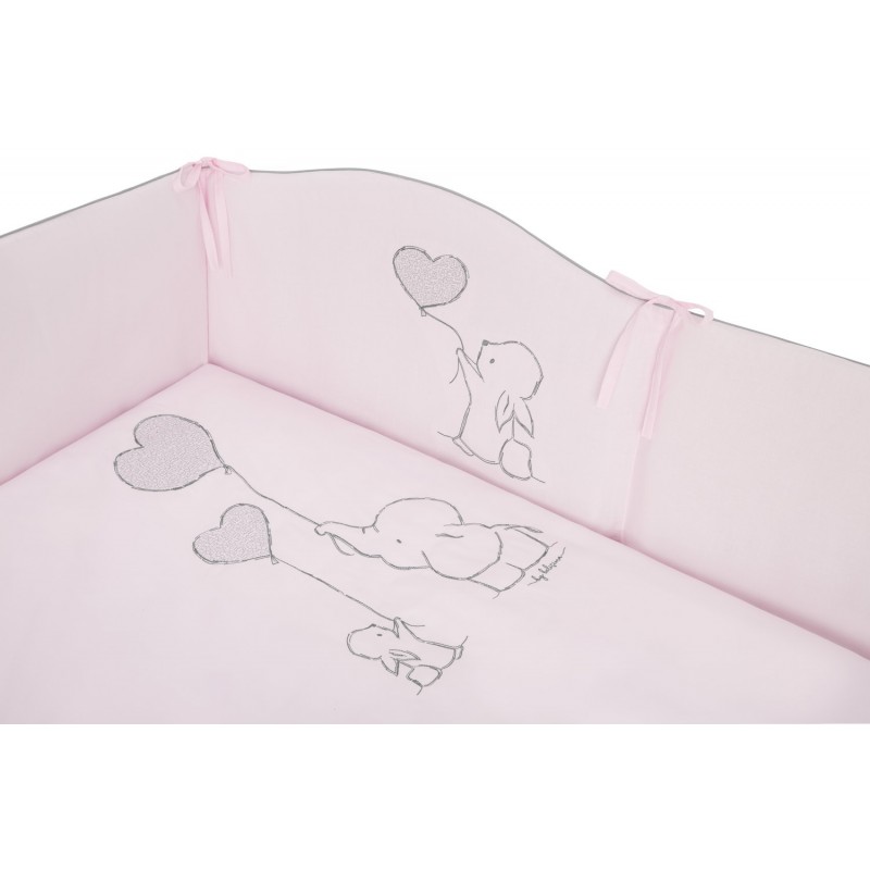 BELISIMA 3-jų dalių patalynė AMIGO pink