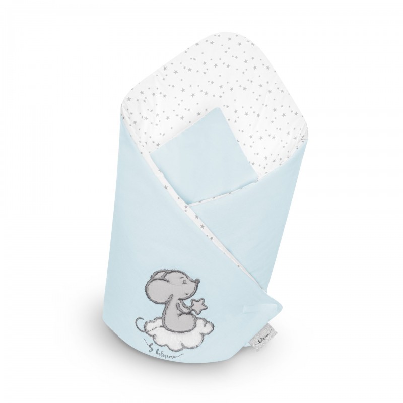 BELISIMA naujagimio vokelis DREAMING MOUSE blue