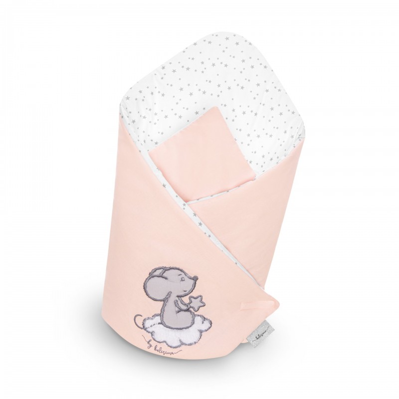 BELISIMA naujagimio vokelis DREAMING MOUSE pink