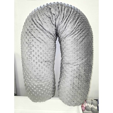 Maitinimo pagalvė MINKY grey