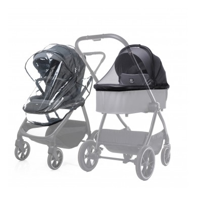 Vežimėlis 4 BABY FOSTER 2 in 1 / BLACK
