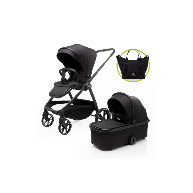Vežimėlis 4 BABY FOSTER 2 in 1 / BLACK