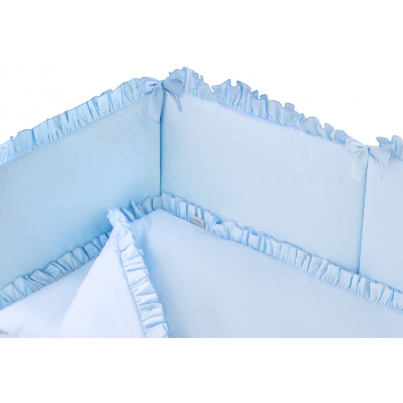 BELISIMA 3-jų dalių patalynė  BASIC /Baby blue