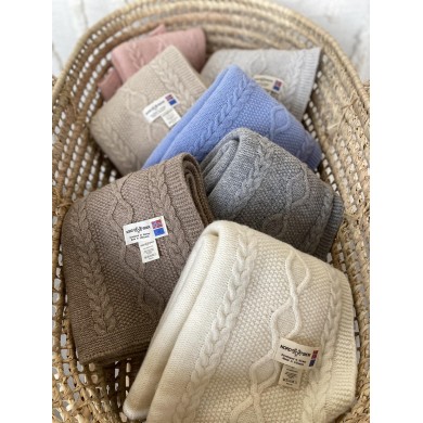 Merino vilnos pledas "Diamond Arian Grey"