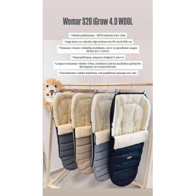 Womar S20 iGROW 4.0 WOOL Grey
