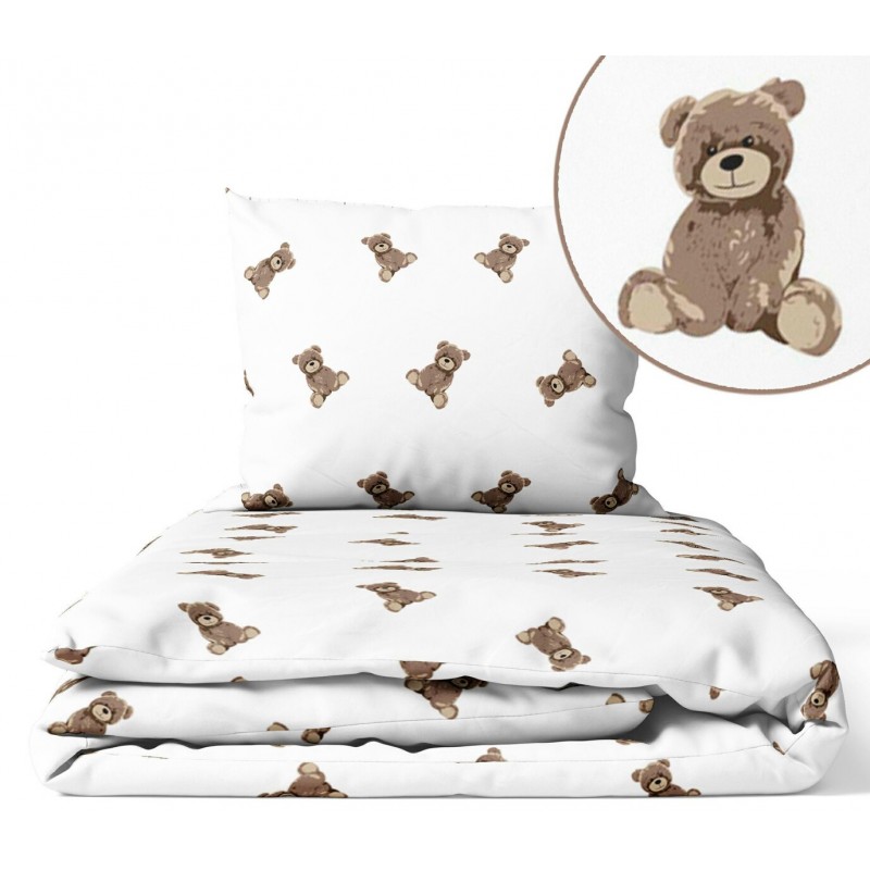 120cm užvalkalai antklodei ir pagalvei BEAR