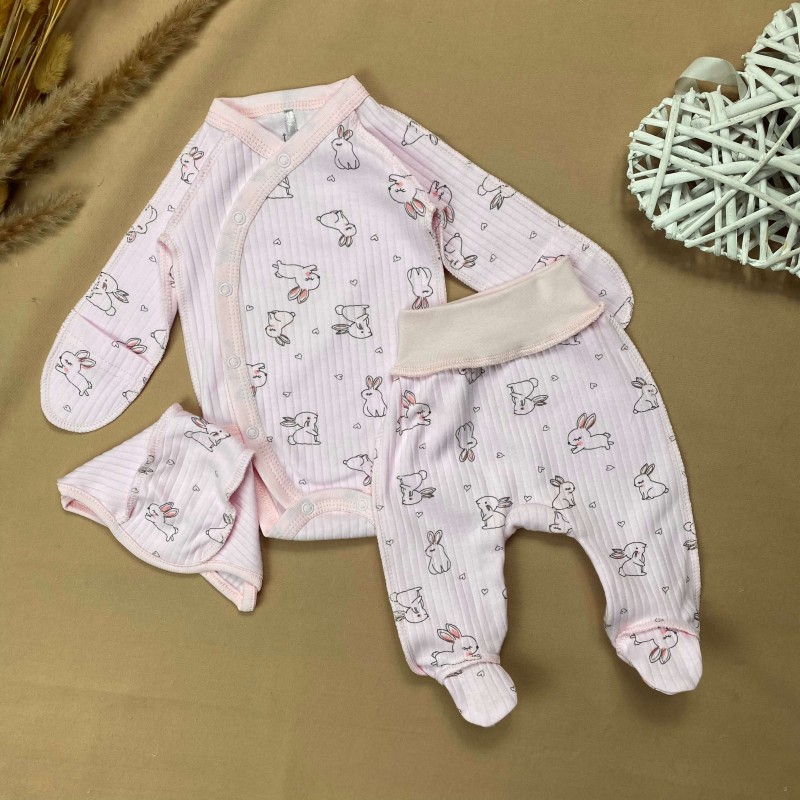 Kraitelis išvirkščiomis siūlėmis PINK RABBIT /3 d