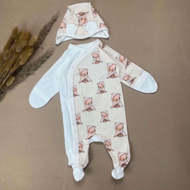 Šliaužtinukas su išvirkščiomis siūlytėmis BABY BEAR