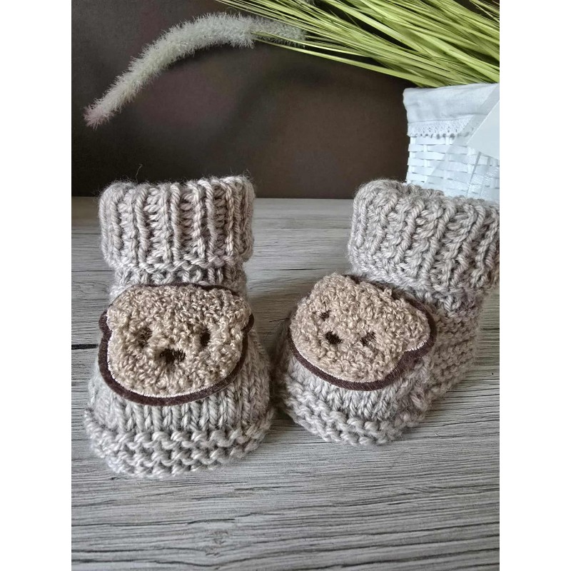 Merino vilnos rankų darbo tapukai MINI TEDDY