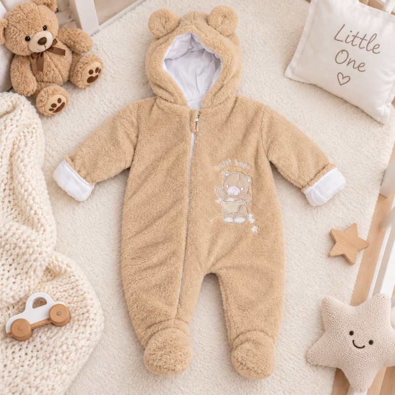 Šiltas kombinezonas SWEET BEAR / soft