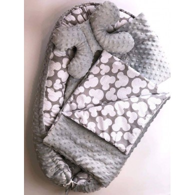 Lizdelis GREY MICKEY 5 dalių
