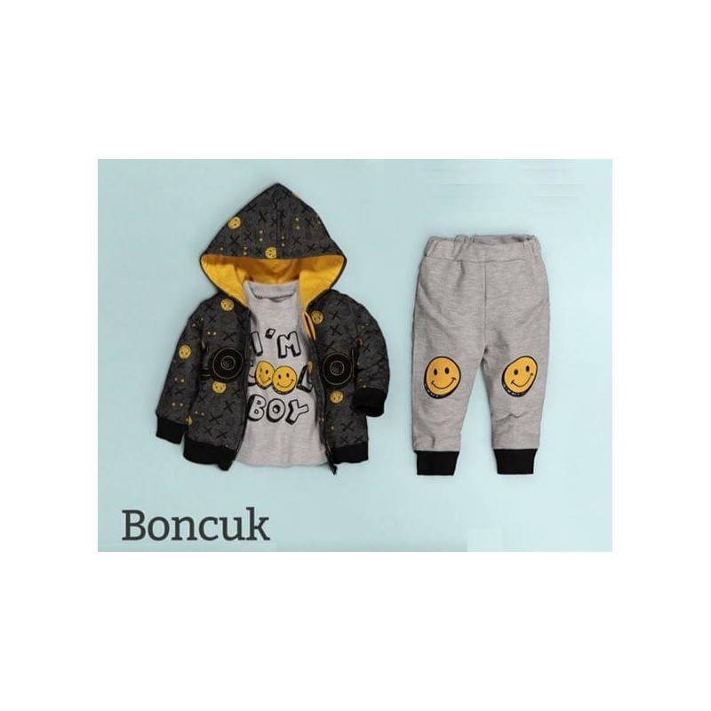 3 d. komplektukas  "COOL Grey"