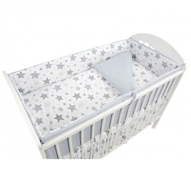ANKRAS 6 dalių patalynės komplektas NEW STARS Grey